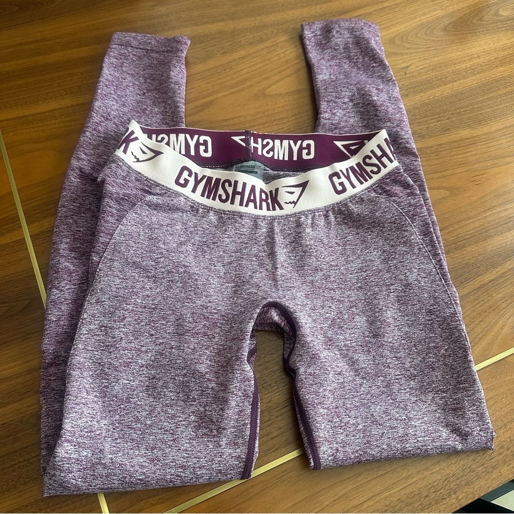 Gymshark Heathered Purple Leggings